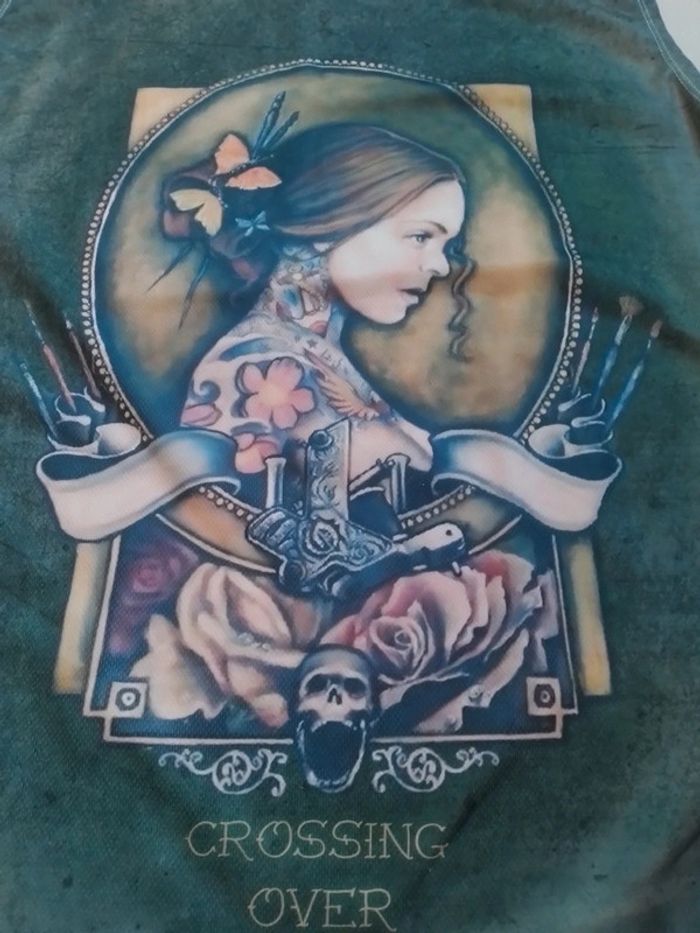 Robe femme motif femme tatoué - photo numéro 8