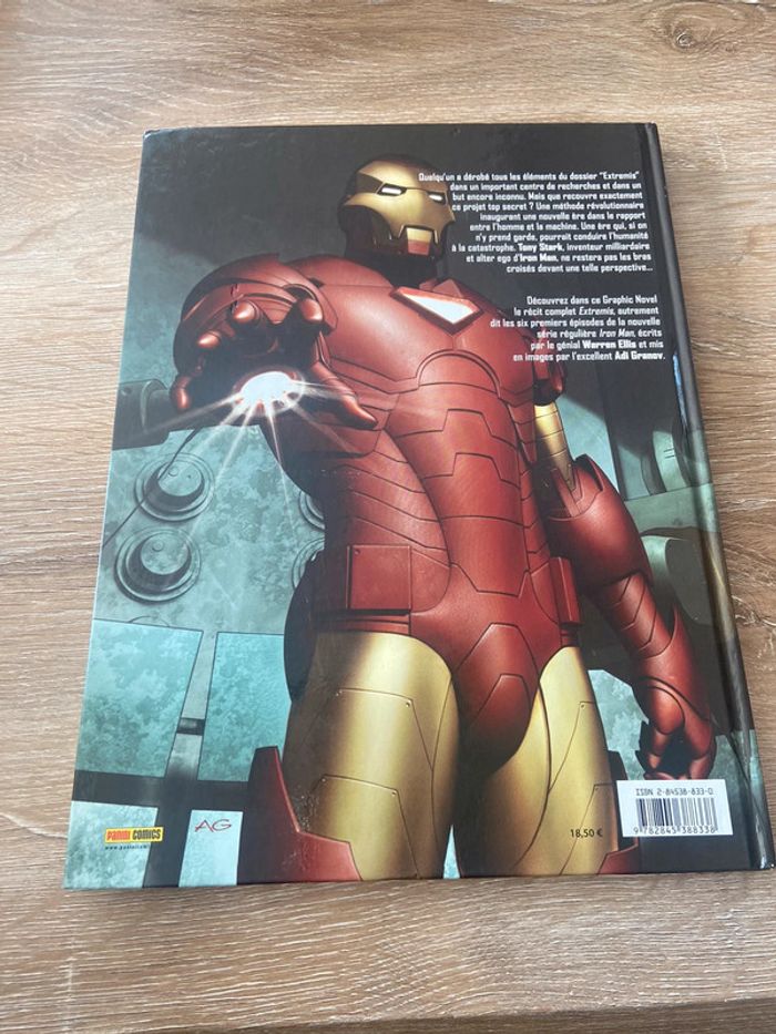 Iron man extremis marvel graphic novel comics - photo numéro 2