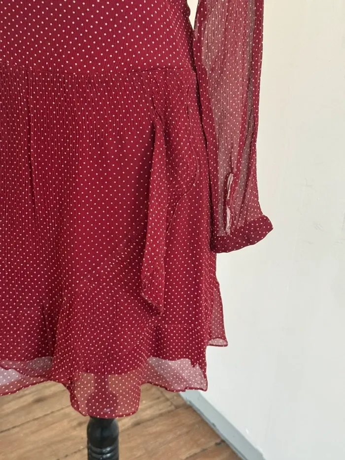 Robe à pois Sézane en soie - photo numéro 4