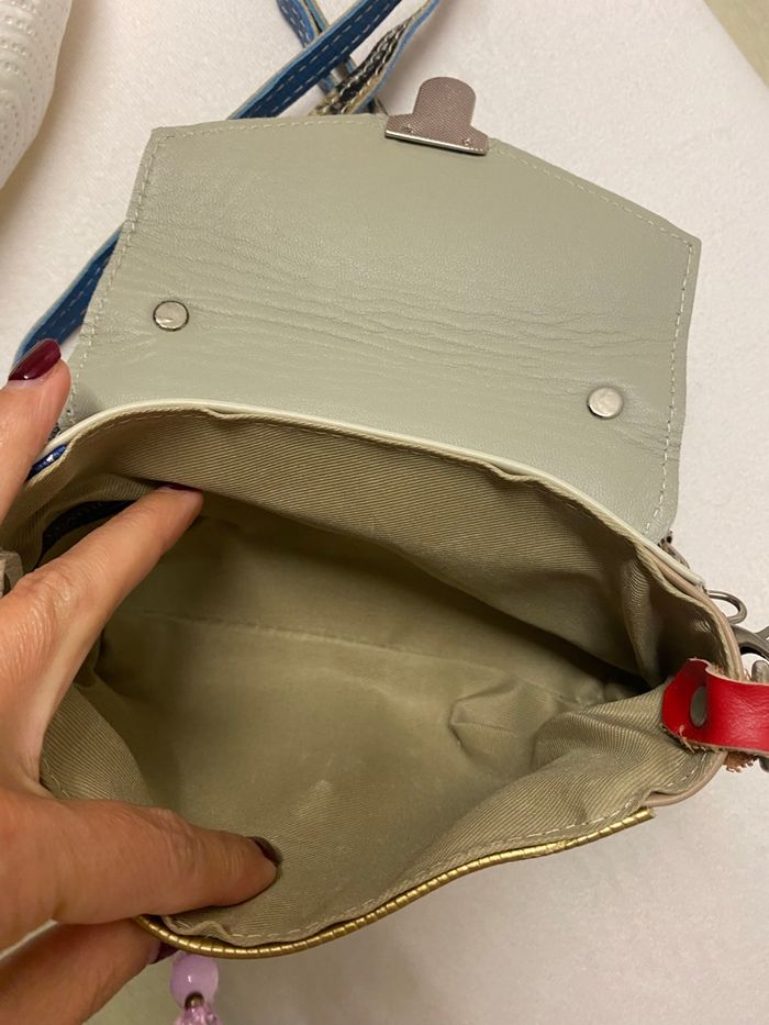 Sac cuir multicolore - photo numéro 5