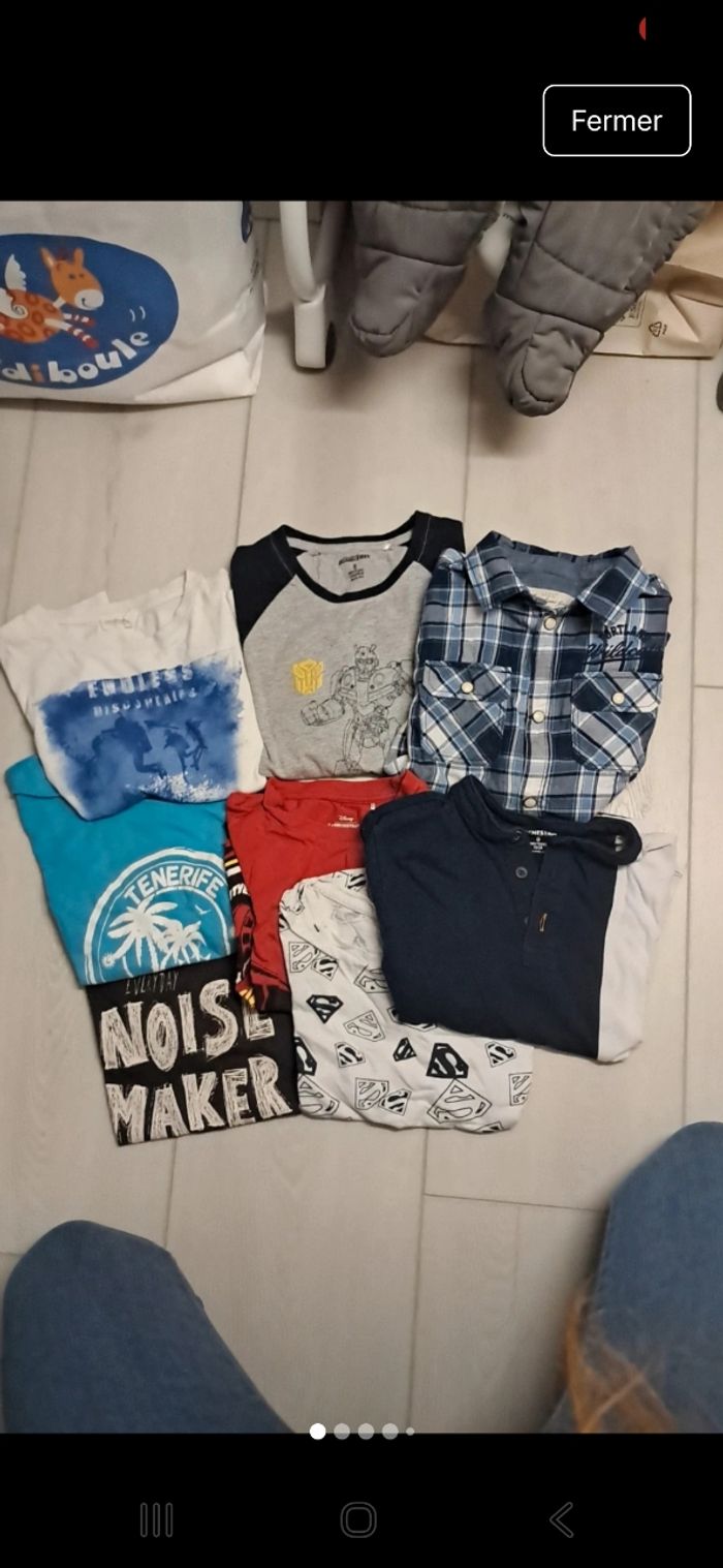 Lot taille 8 ans