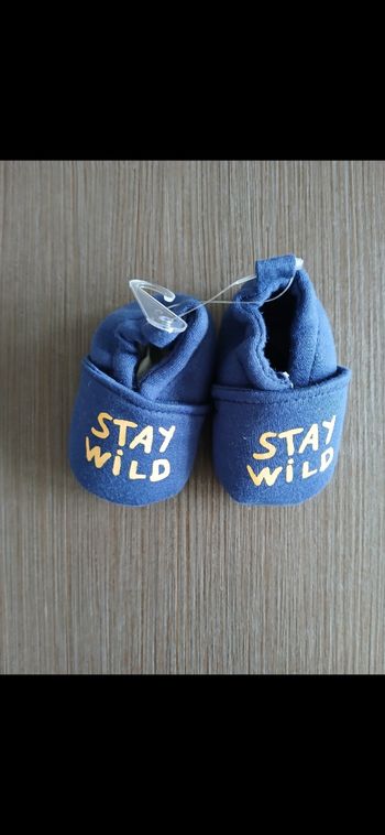 Chaussures garçon souple bleu 16/17
