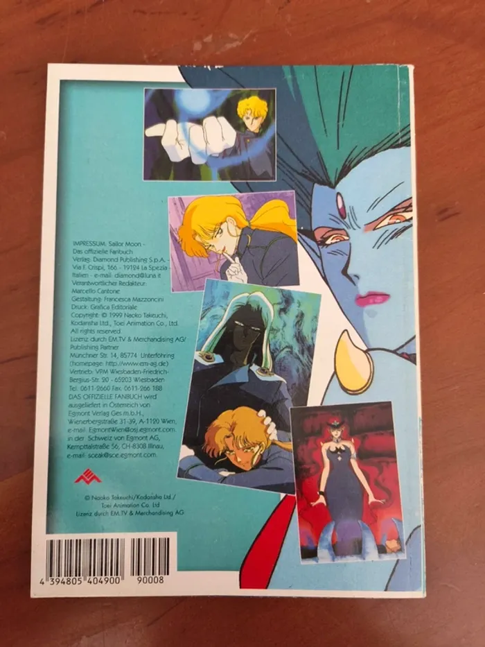 Livre sailor moon sailor fanbuch das offizielle 1999 - photo numéro 2
