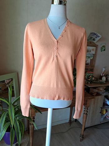 Pull fin corail🌸