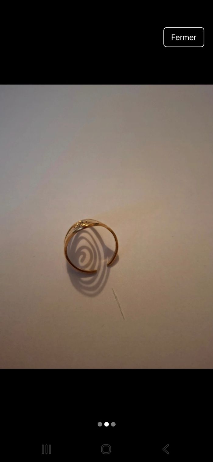 Bague femme dorer neuf - photo numéro 2