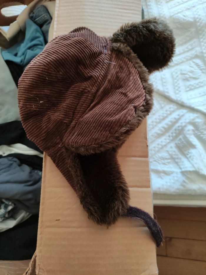 Casquette hiver enfant vintage