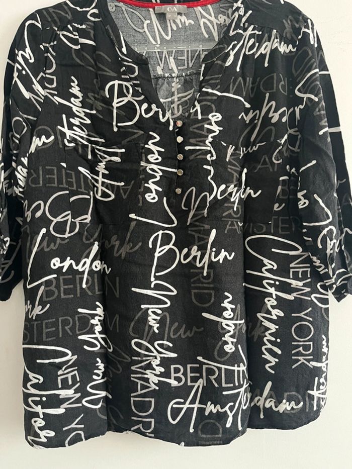 Blouse C&A manches 3/4 femme taille 44 - photo numéro 5