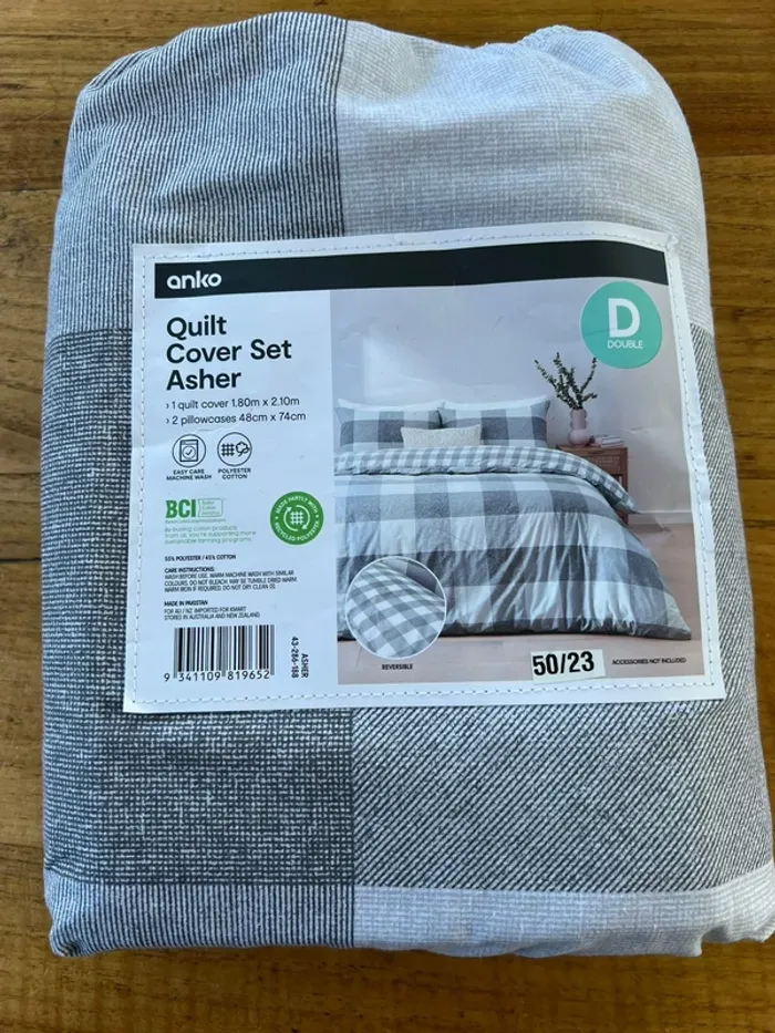 Housse de couette et taies d’oreiller