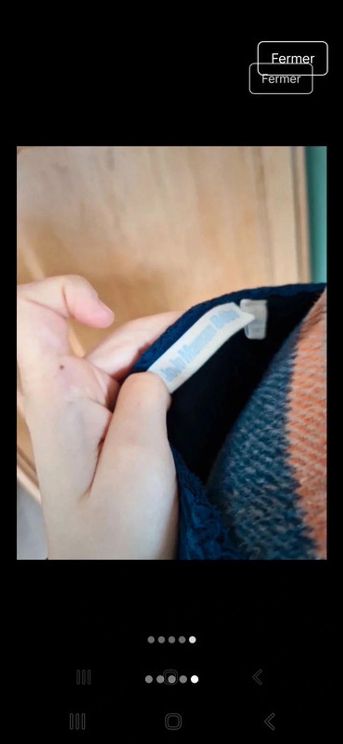 Top manches longues allaitement taille s jojo maman bébé - photo numéro 5