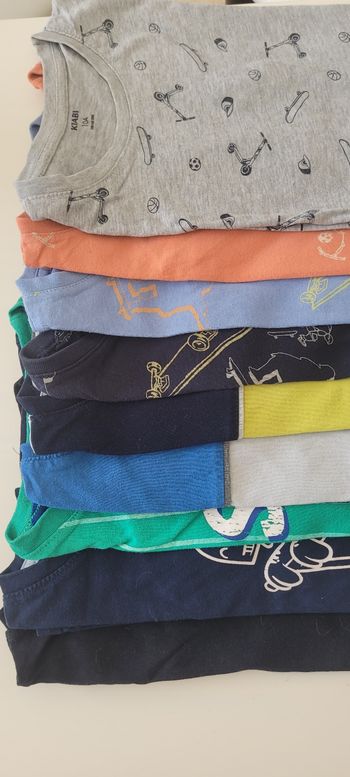 Lot t-shirts et polos garçon 10 ans