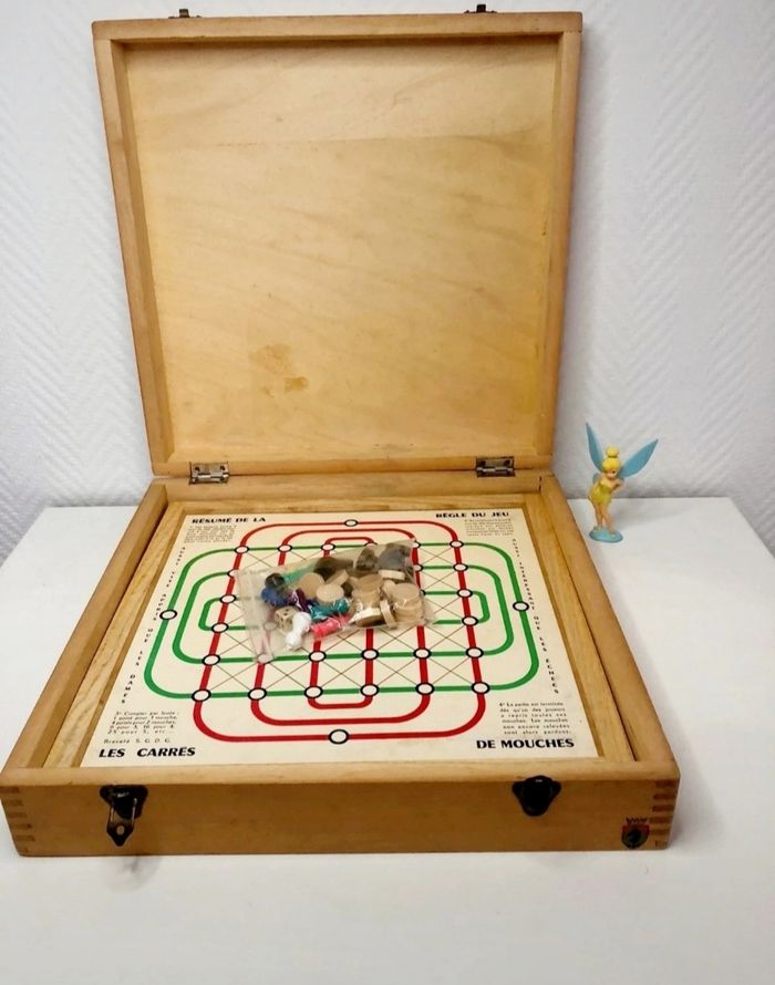 Malle de jeux multijeux en bois - photo numéro 7