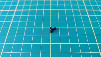 Serrure de portière droite 87C n°87 pièce détachée Porsche 911 Carrera RS 2.7 1/8 1/8ème Altaya #B37