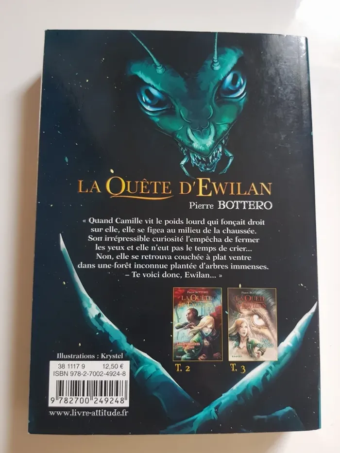 Pierre Bottero (Écrivain)  La Quête d'Ewilan, Tome 1 : D'un monde à l'autre - photo numéro 4