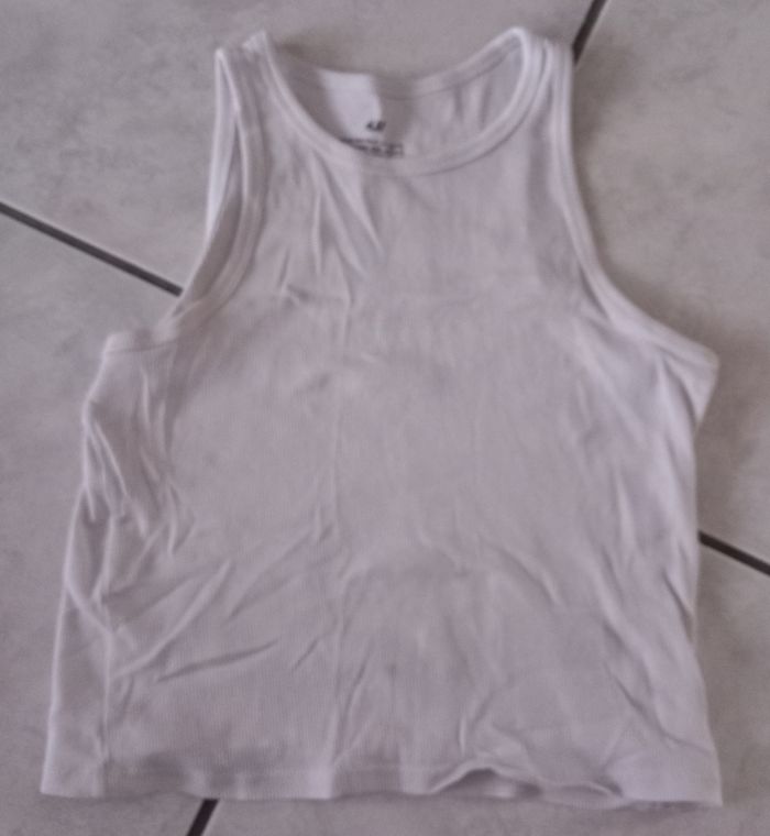 Débardeur blanc H&M taille 12-14 ans