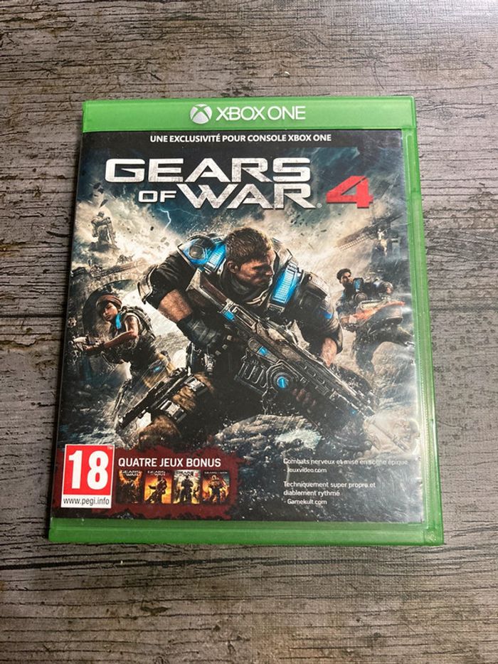 Boîte seule Xbox one Battlefield 2042 Gears of War 4 - photo numéro 5