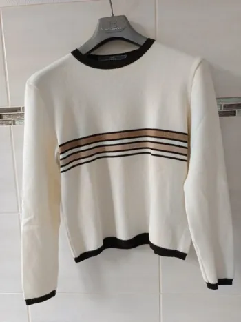 Pull Caroll vintage 50% laine mérinos t.40
