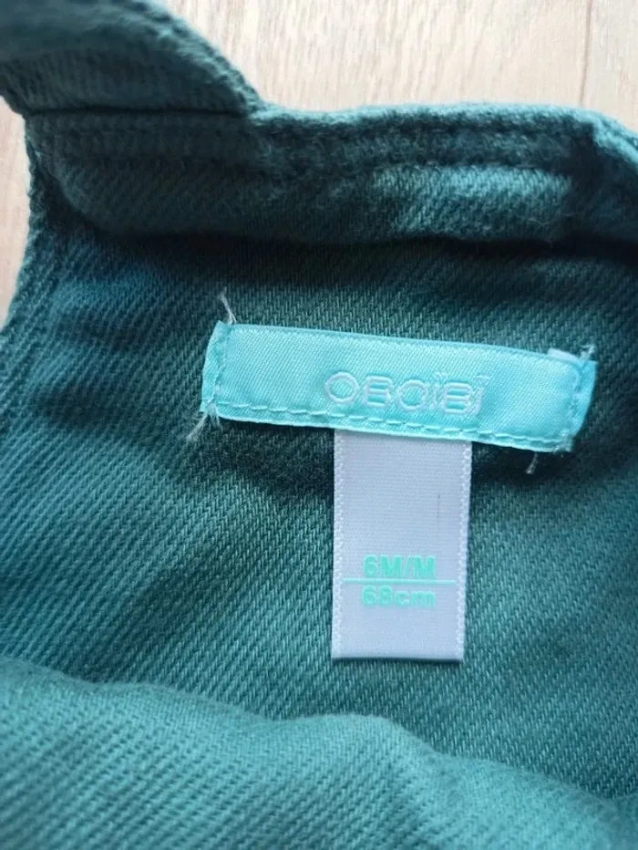 Ensemble salopette, t-shirt manches longues et gilet - photo numéro 3