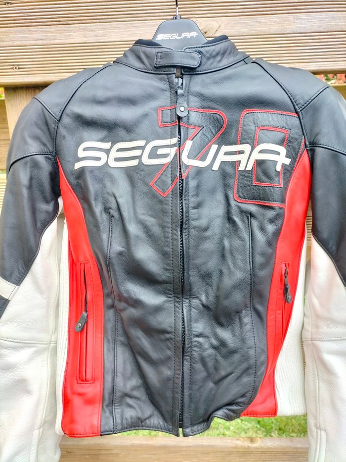 Blouson moto femme Segura T1 en cuir - photo numéro 2