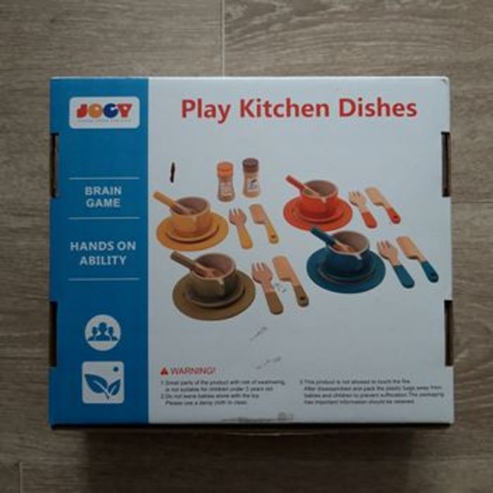 Jouet set de cuisine en bois NEUF - photo numéro 2