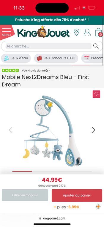 Mobil chicco dream 2 cododo