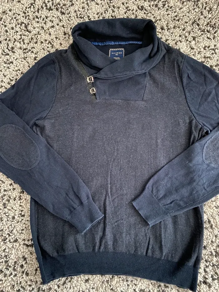 Pull devred bleu L - photo numéro 4