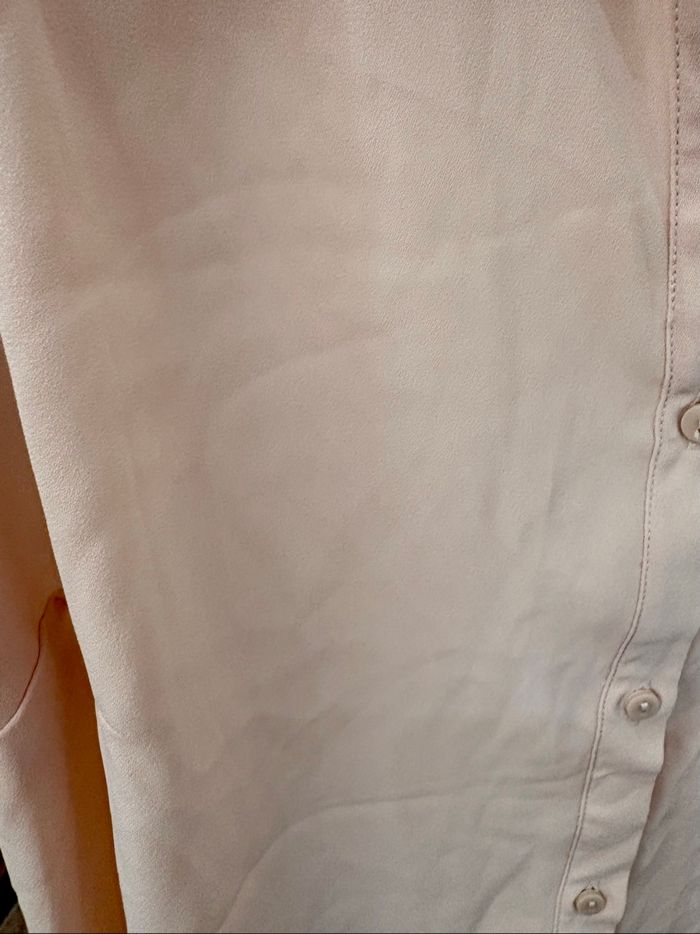 Chemisier manches courtes orange pastel Camaïeu - Taille 42 - photo numéro 4
