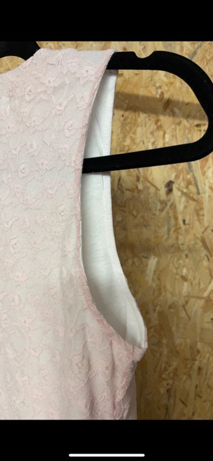 Top broderies rose pâle 14 ans - photo numéro 2