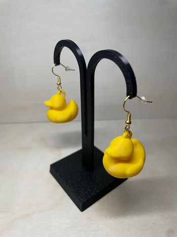 Boucle d’oreille canard