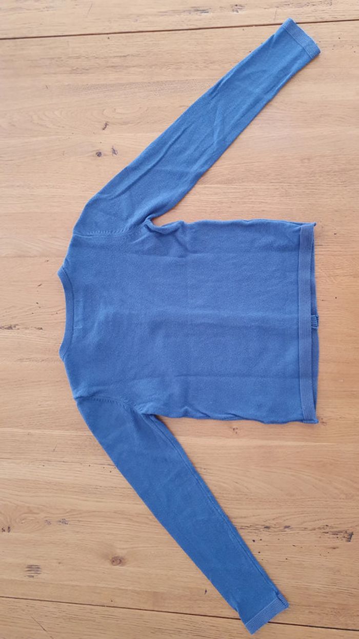 Gilet 5-6 ans couleur bleu marine - photo numéro 5