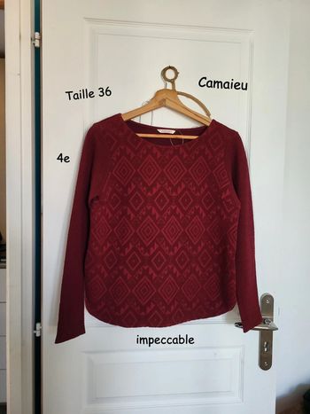 Sweat camaïeu taille 36