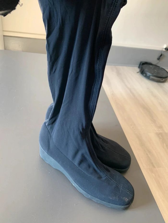 Botte haute noire femme taille 36 - photo numéro 3