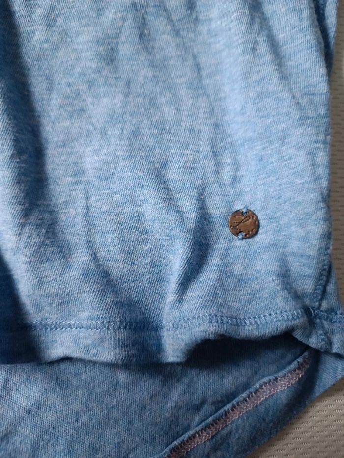 T-shirt long bleu L.O.G.G h&M - photo numéro 3