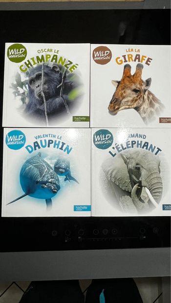 Lot 4 Livres wild immersion