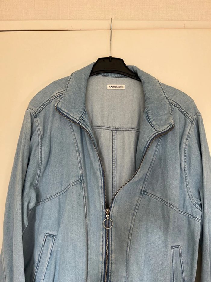 Veste en jean over size - photo numéro 3
