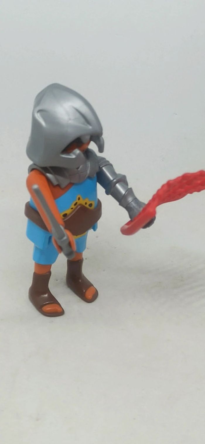 Gladiateur avec épée et vêtements bleus playmobil - photo numéro 5