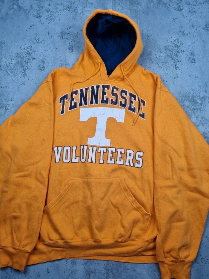 Pull capuche universitaire orange Tennessee Volunteers Taille XL - photo numéro 3