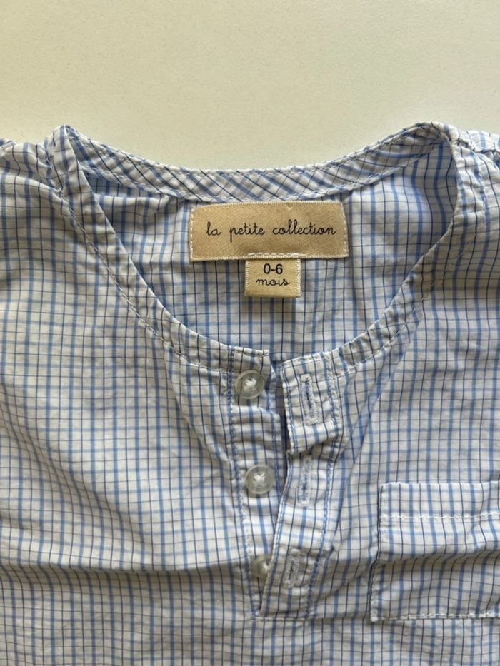 Blouse chemise La Petite Collection 0-6 mois - photo numéro 2