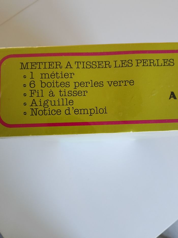 Métier à tisser les perles rocailles eria - photo numéro 5