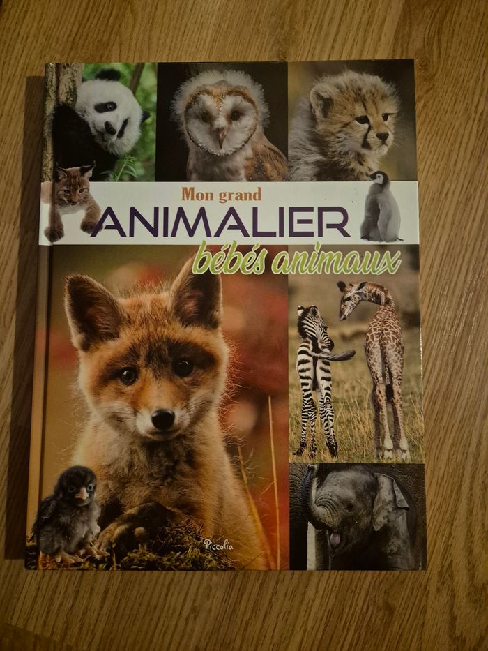 Livre mon grand animalier bébés animaliers Neuf