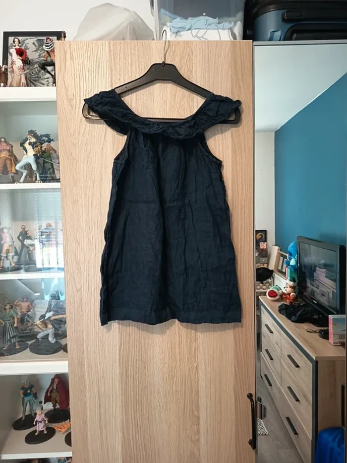 Robe bleu marine monoprix kids - Taille 5 - photo numéro 2