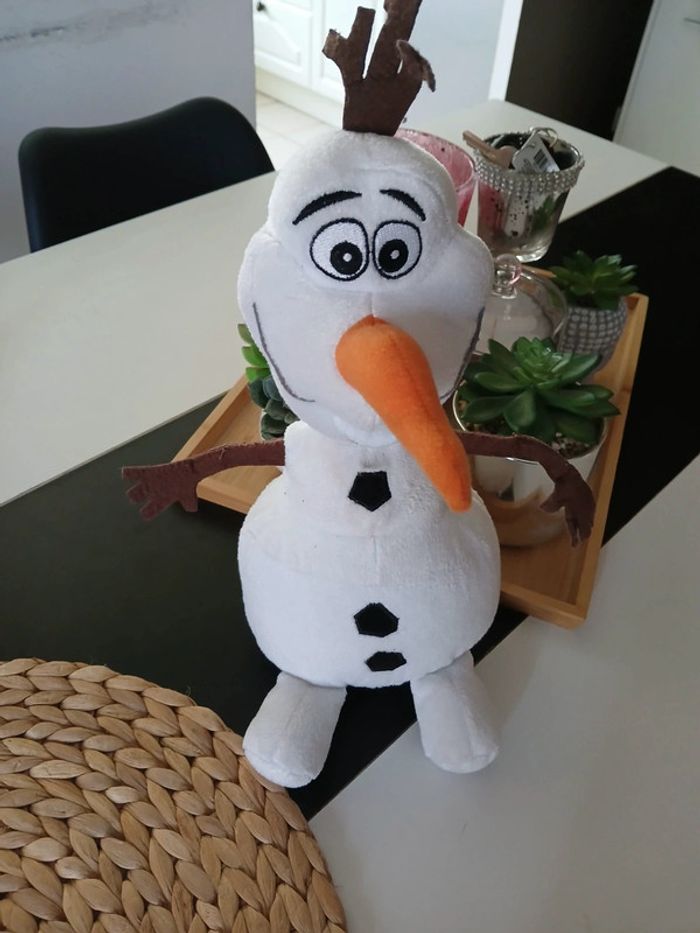 Péluche Disney Olaf Reine des Neiges🌿🎁 - photo numéro 2