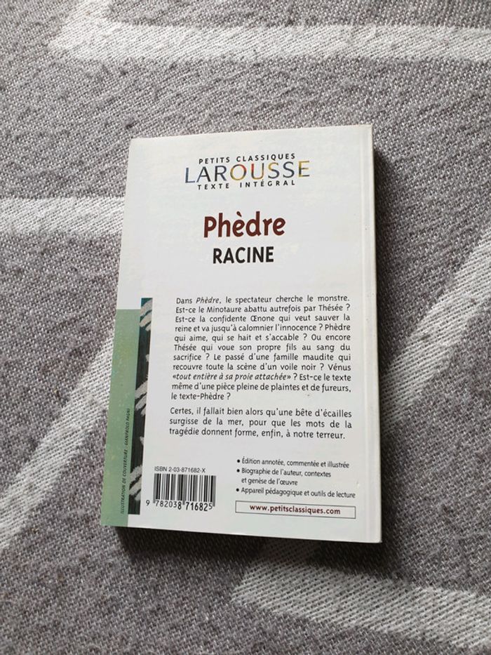 Livre Phèdre de Racine - photo numéro 2