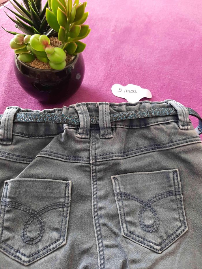 Pantalon bleu 9 mois - photo numéro 4