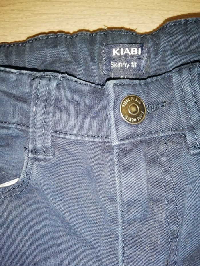 Pantalon skinny fit bleu marine - photo numéro 3