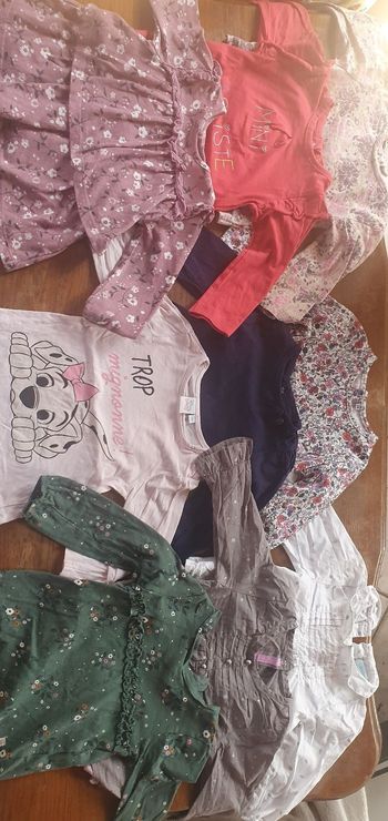 Lot de 9  maillots manches longues