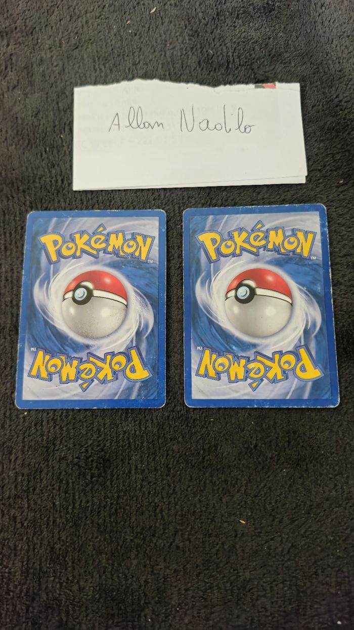 Carte pokemon ancienne reverse et holo - photo numéro 2