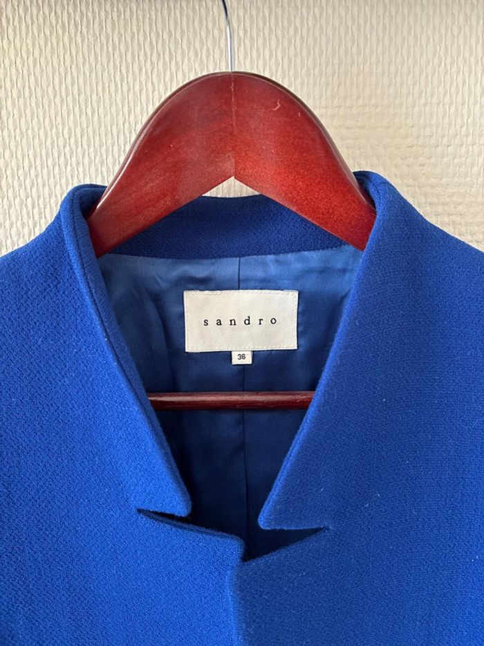 Veste tailleur - Sandro - laine vierge - photo numéro 2