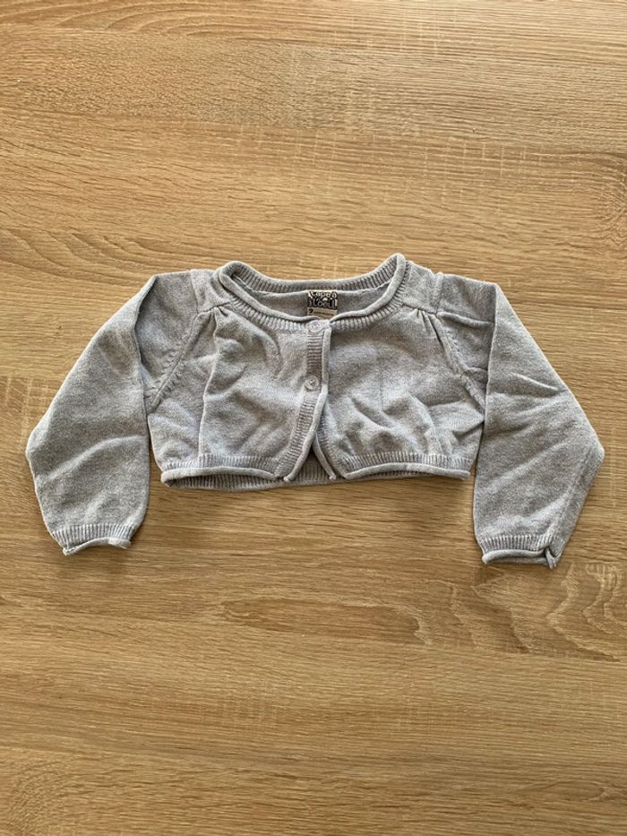 Lot 2 gilets court 9 mois - photo numéro 2