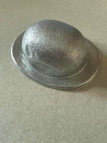 chapeau de fete ou déguisement femme / ado taille unique gris argenté