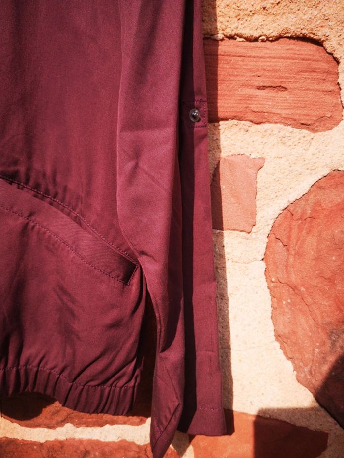 Veste bomber légère Cache Cache bordeaux - photo numéro 5